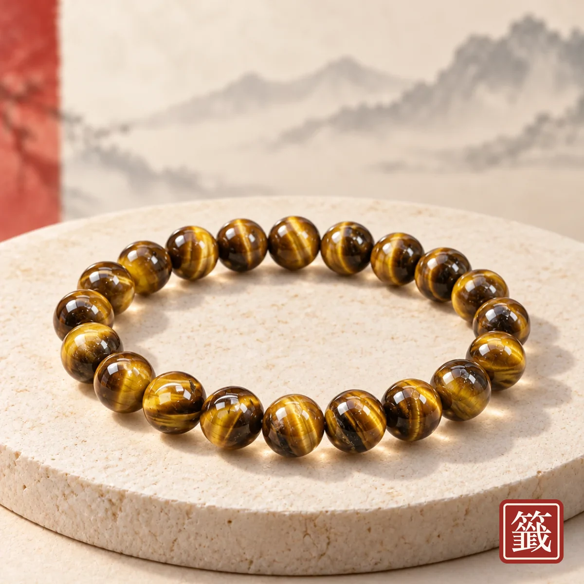 向陽｜黃虎眼石手鍊