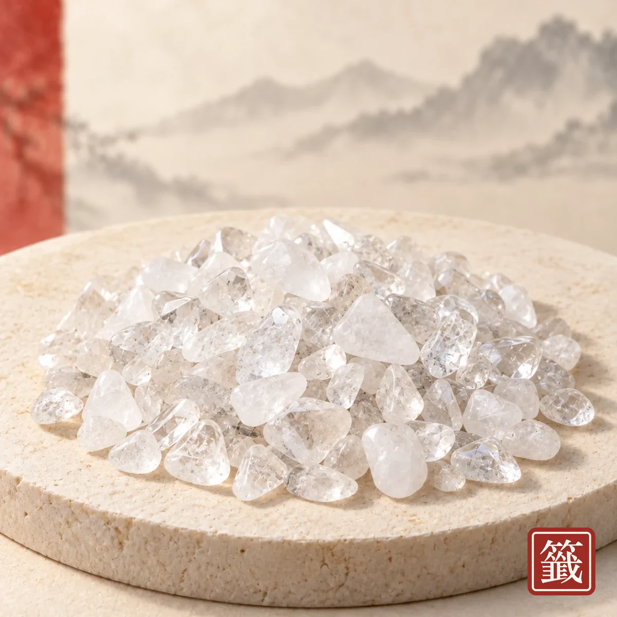清礫｜白水晶碎石（100g）